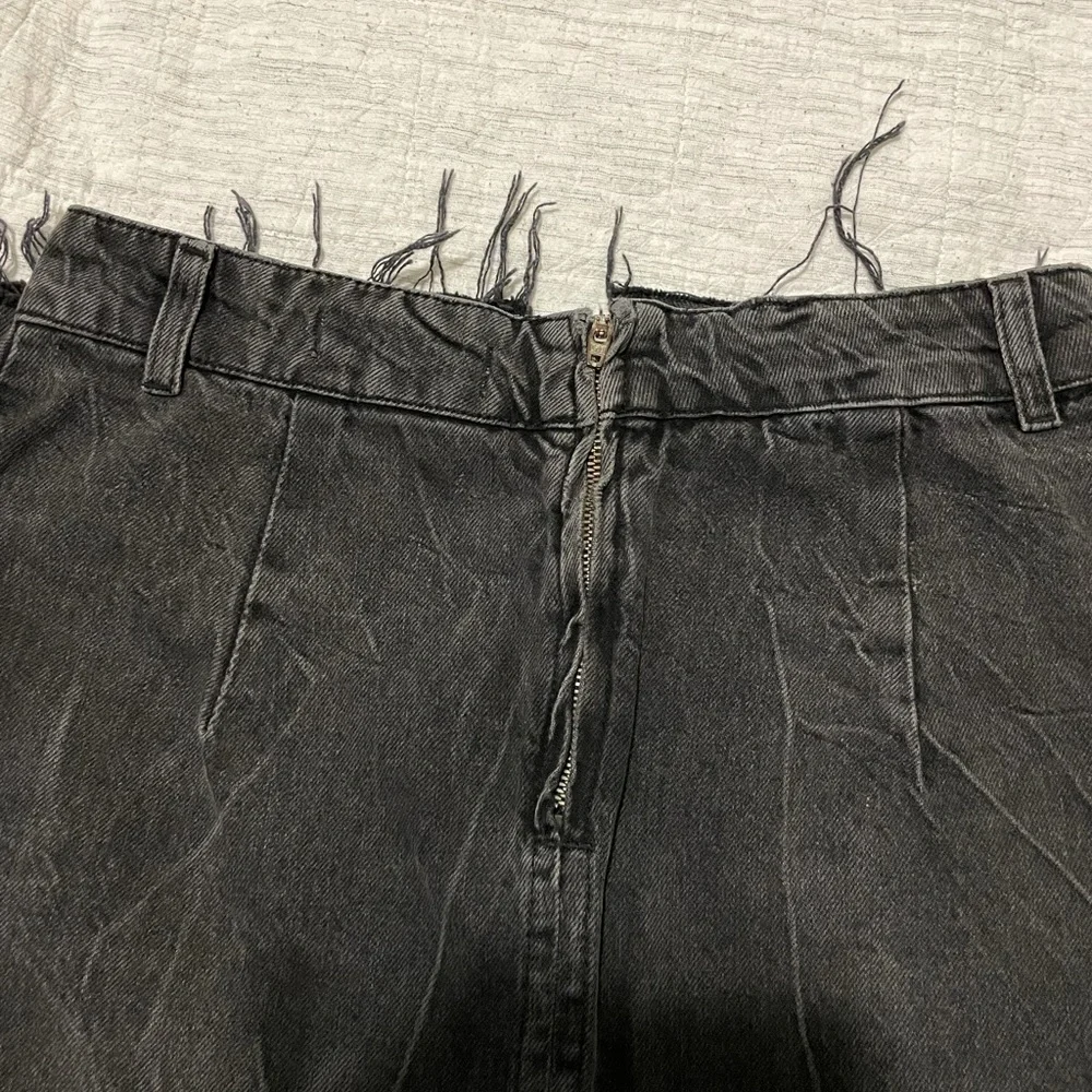 FREE PEOPLE We the Free Womens Black Distressed Below The Knee A-Line Skirt - Picture 6 of 6